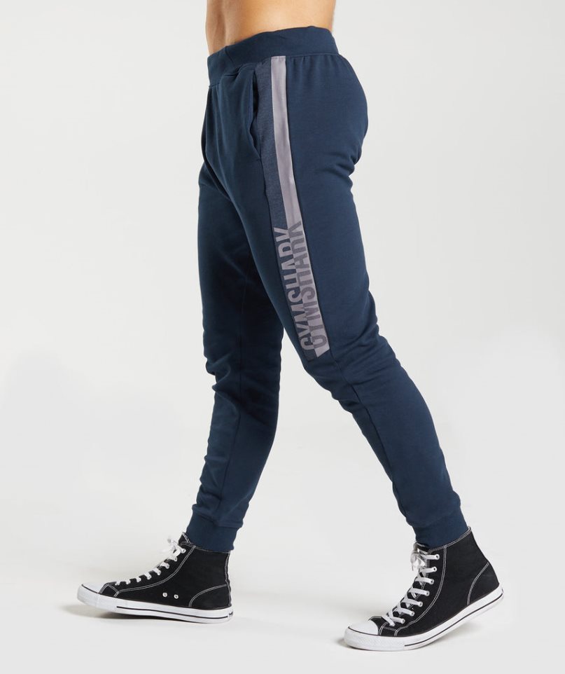 Men's Gymshark Bold React Jogger Navy | CA 763580